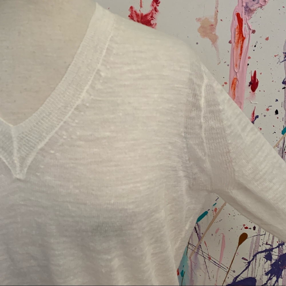 J. Crew Sheer Linen Sweater - Picture 4 of 8